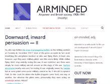 Tablet Screenshot of airminded.org